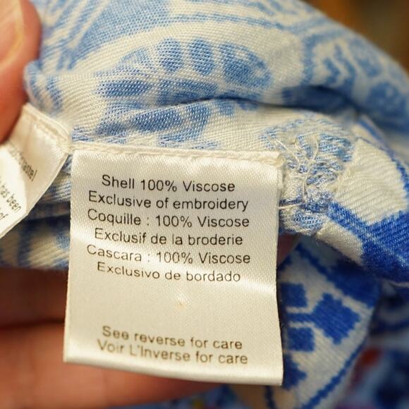 Rococo Sand Ionic Mini‎ Skirt Blue Womens Size XS - Picture 8 of 10